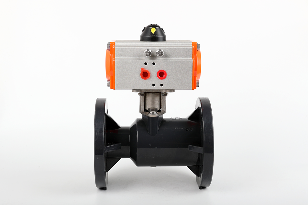 兴宁气动法兰一体球阀